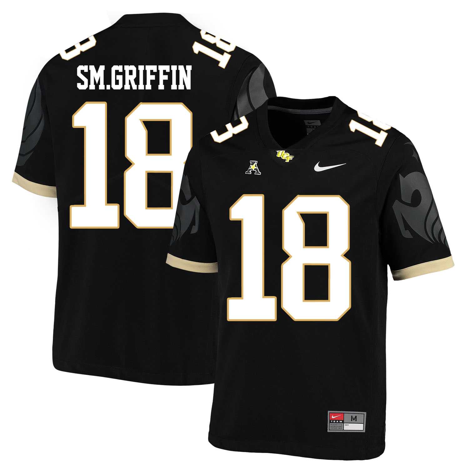 UCF Knights 18 Shaquem Griffin Black College Football Jersey DingZhi